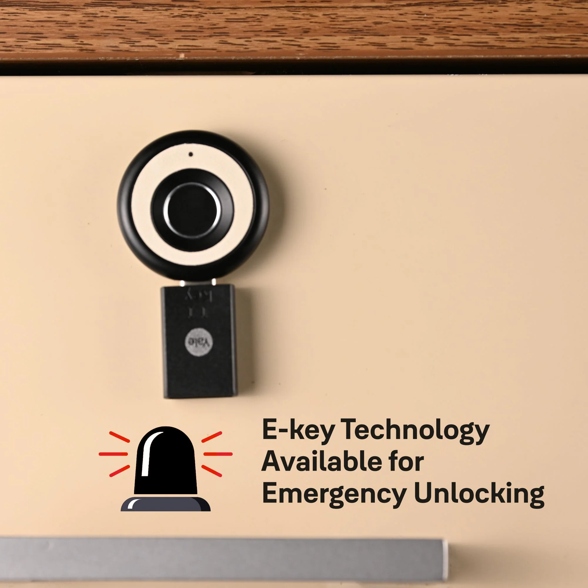 Biometric Smart Premium Furniture Lock - Black - Image 11