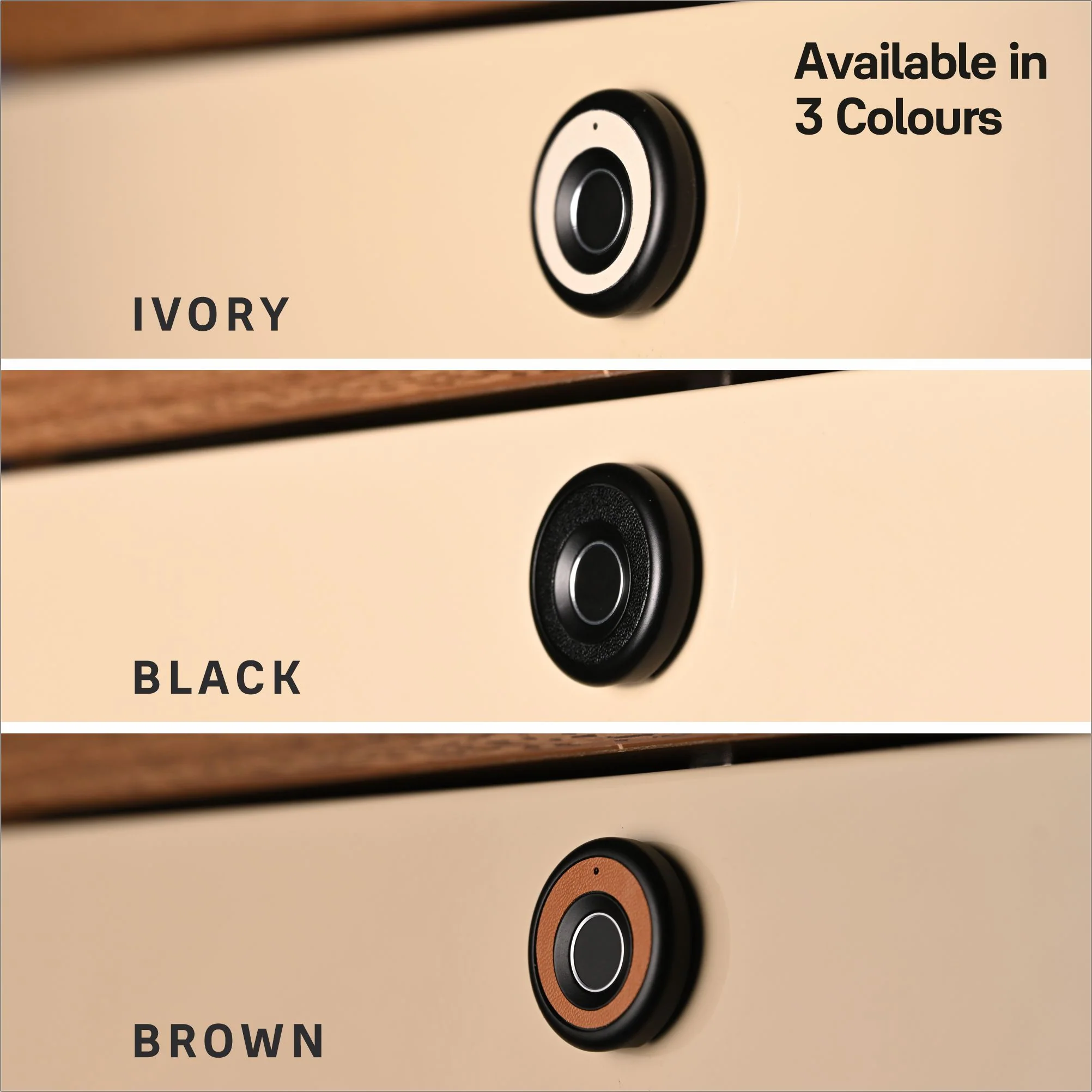Biometric Smart Premium Furniture Lock - Ivory - Image 13