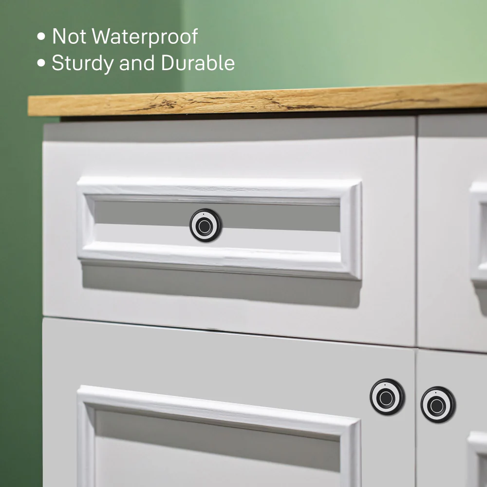 Biometric Smart Premium Furniture Lock - Ivory - Image 14