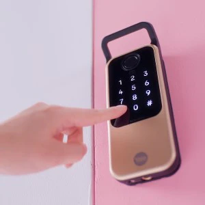ByYou V Pro Smart Door Lock with 5 Way Unlocking Fingerprints, In-built Bluetooth, PIN Code, RFID Tag, Manual Key (Black/Gold) - Image 16