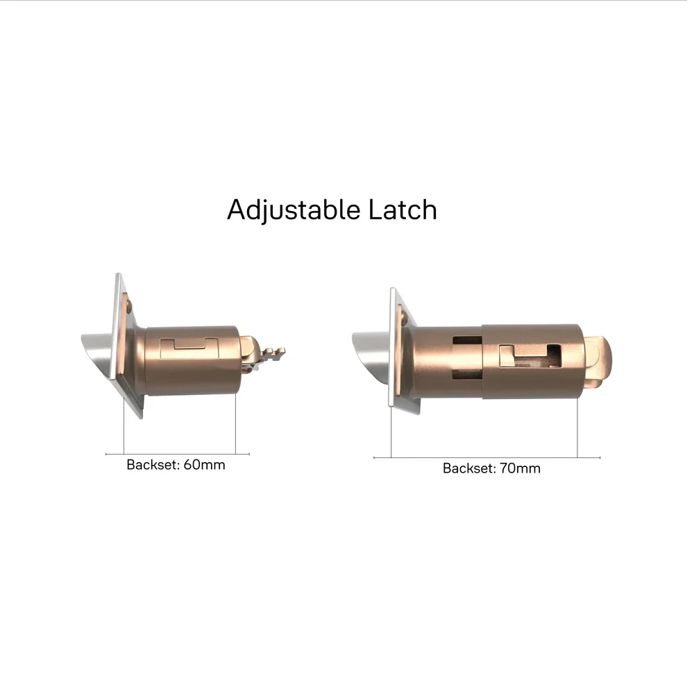 CA5127 Knobset 60/70mm B/S, Entrance, Satin Steel - Image 12
