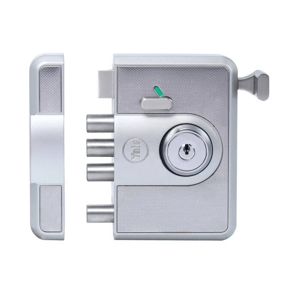 CBR-Cinco 500,Latch & DeadBolt Main Door Lock, Both Side Keys, Silver - Image 2