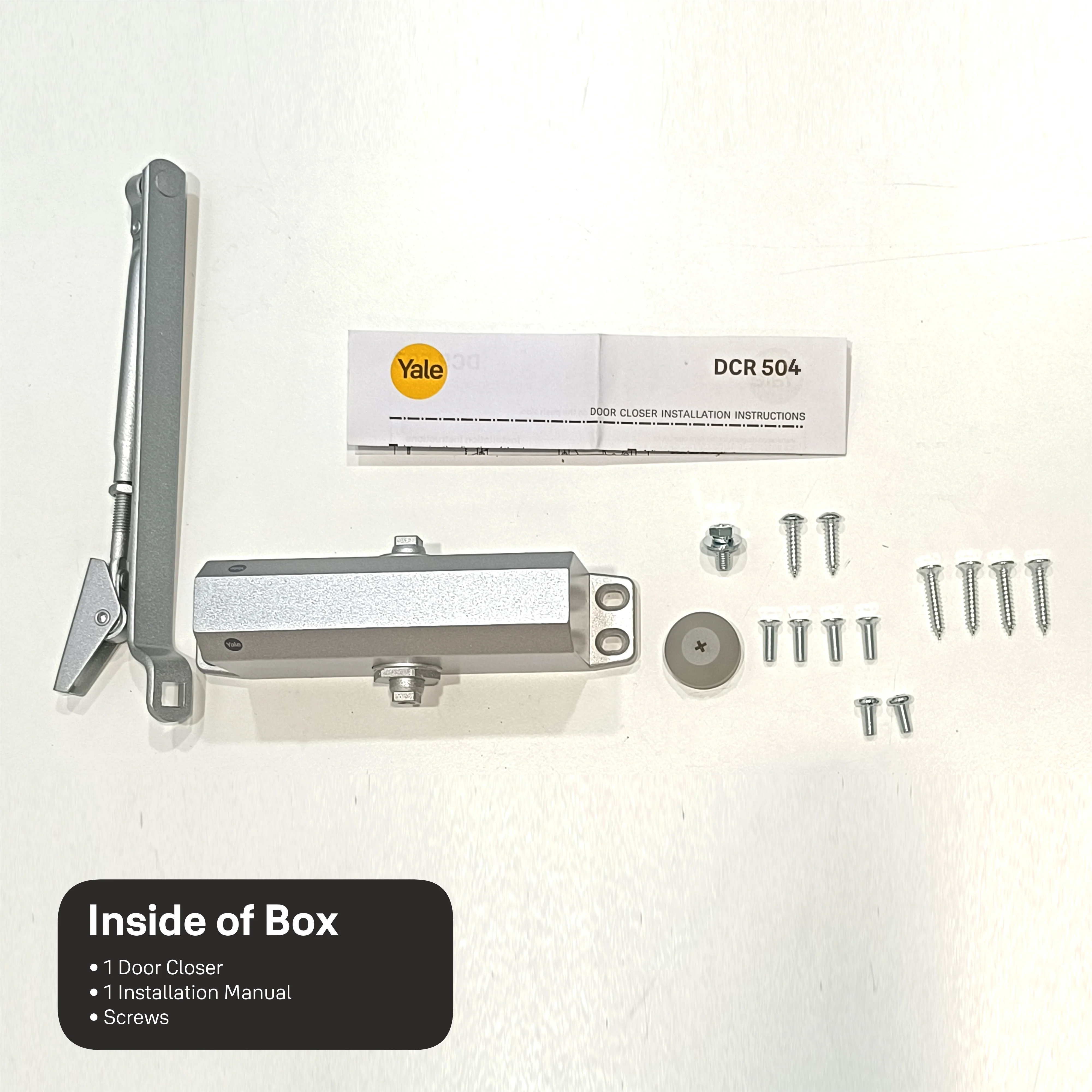 DCR-504 Door Closer, EN Size 4, Silver - Image 10