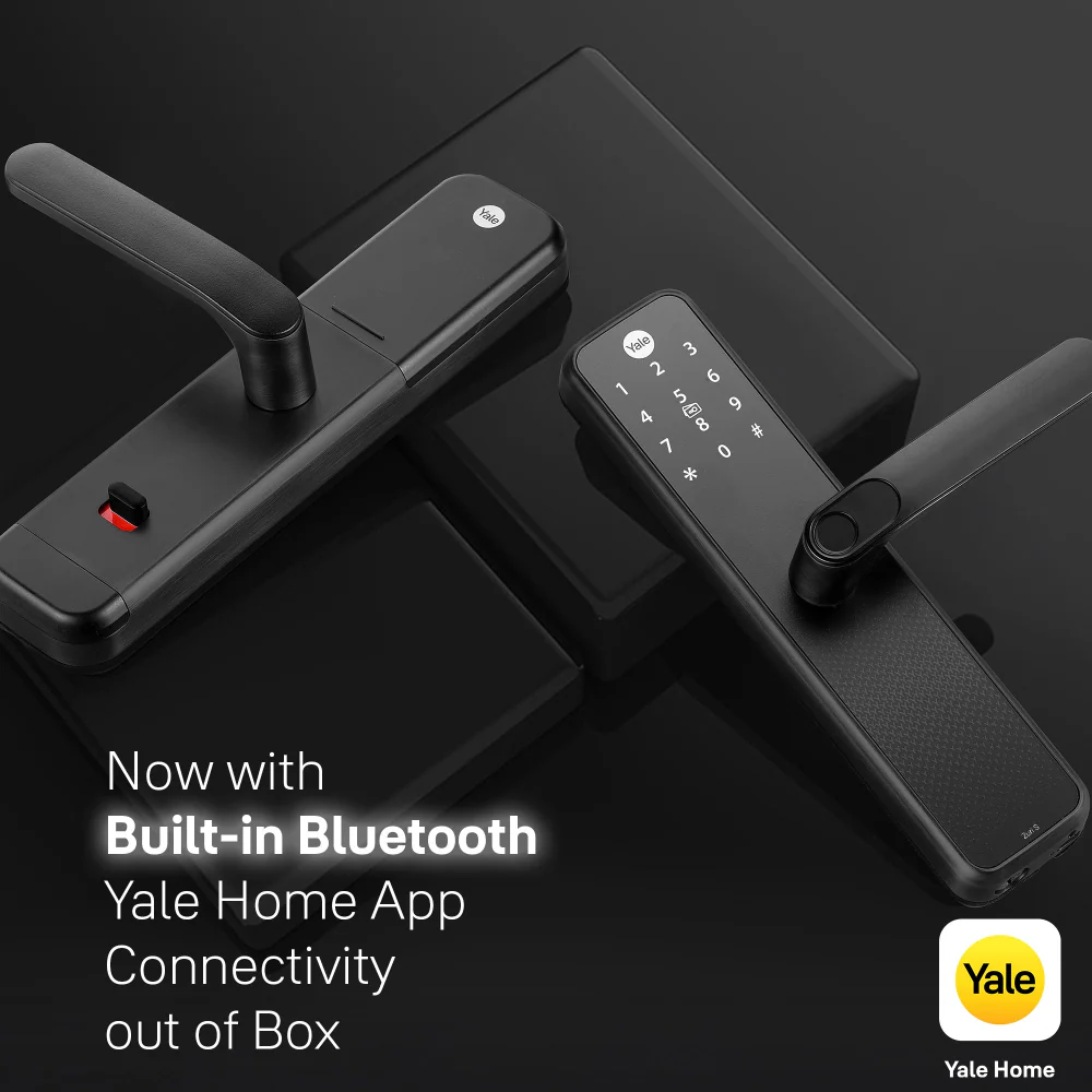 Yale Zuri S (Black) Smart Lock with 5 way unlocking (Fingerprint, PIN, RFID, Manual Key and Built-in Bluetooth to Access through Home App) - Image 12