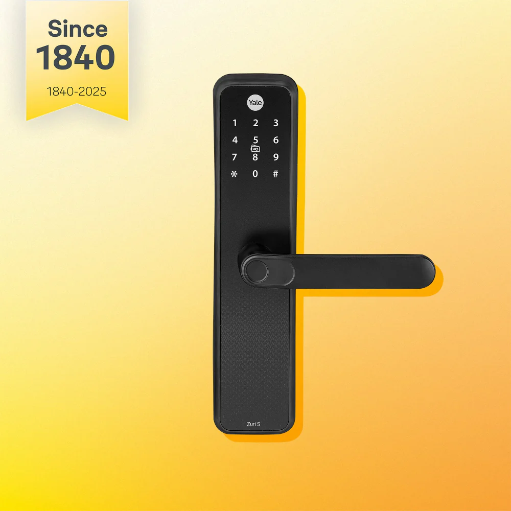 Yale Zuri S (Black) Smart Lock with 5 way unlocking (Fingerprint, PIN, RFID, Manual Key and Built-in Bluetooth to Access through Home App) - Image 3
