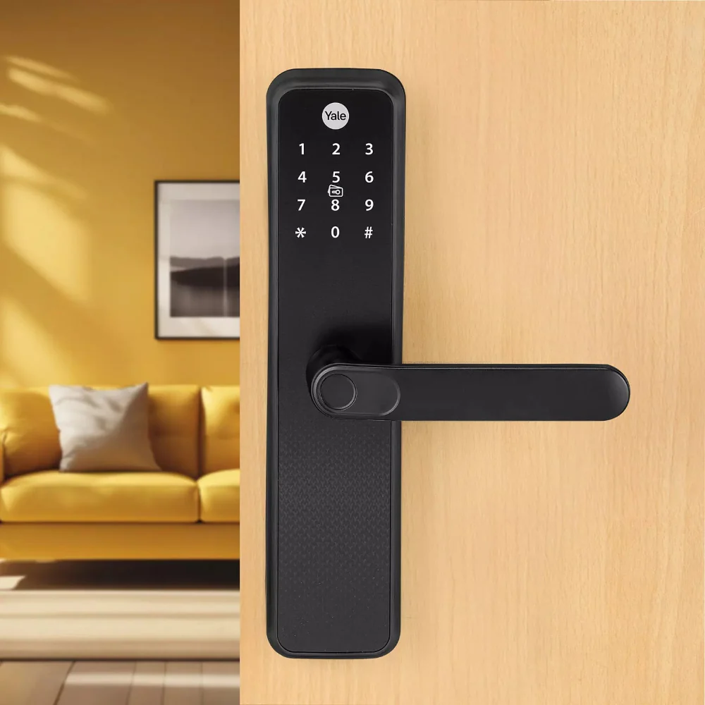 Yale Zuri S (Black) Smart Lock with 5 way unlocking (Fingerprint, PIN, RFID, Manual Key and Built-in Bluetooth to Access through Home App) - Image 8