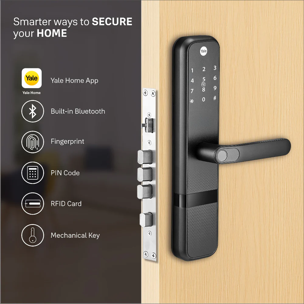 Special Bundle Offer - Zuri Smart Lock (Black) with YWLOL Digital Wardrobe Fingerprint Lock - Image 4