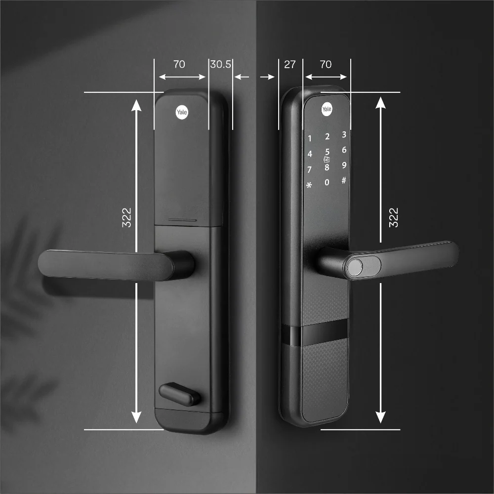Special Bundle Offer - Zuri Smart Lock (Black) with YWLOL Digital Wardrobe Fingerprint Lock - Image 9