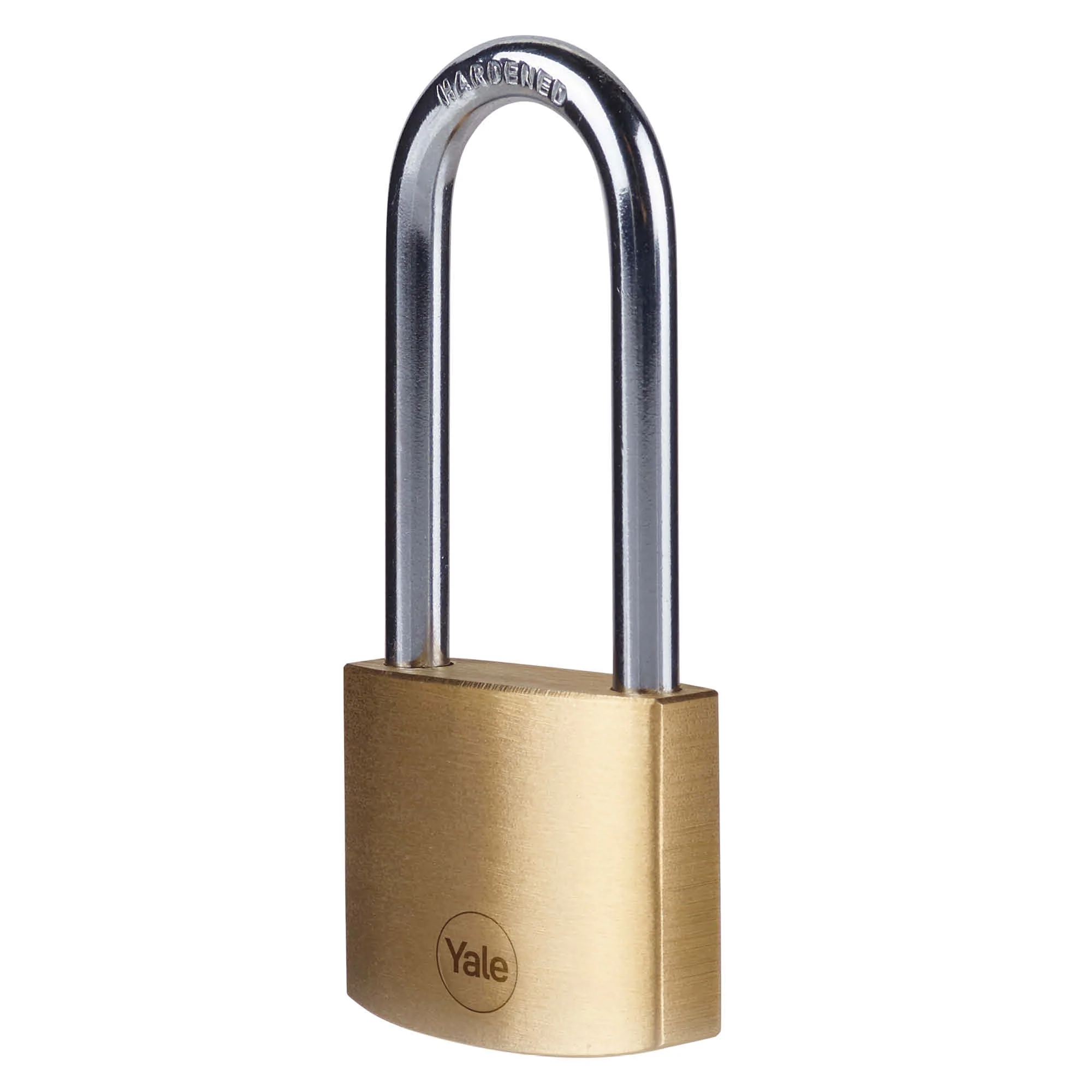 Y110B/30/147/1 Yale 30mm Brass Padlock with long shackle -3nos. regular keys (Brass Finish) - Image 6