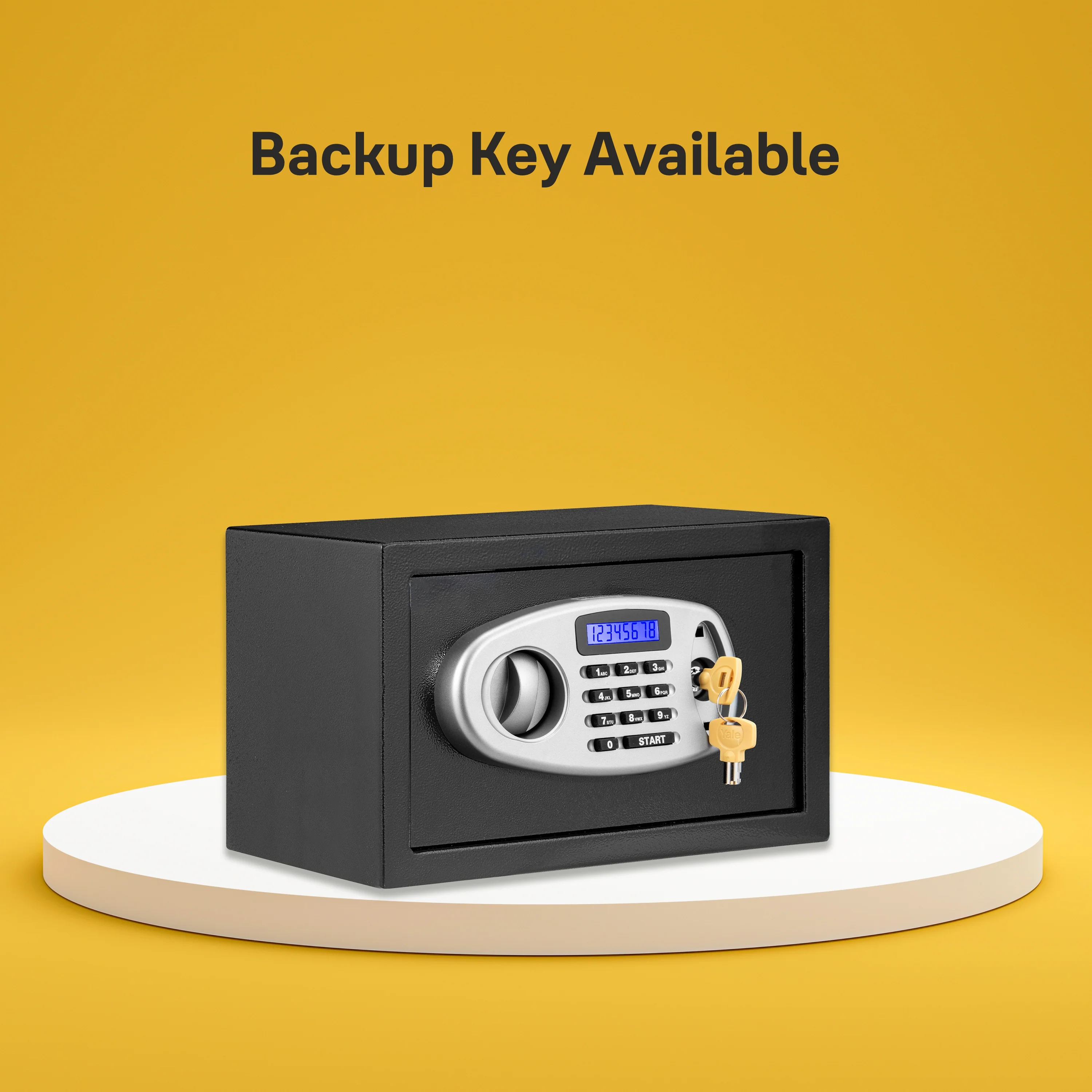 Yale Standard X-Large (41.0ltrs) and Small (8.6 ltrs) lockers Combo pack, with Pincode and manual access, Black - Image 9