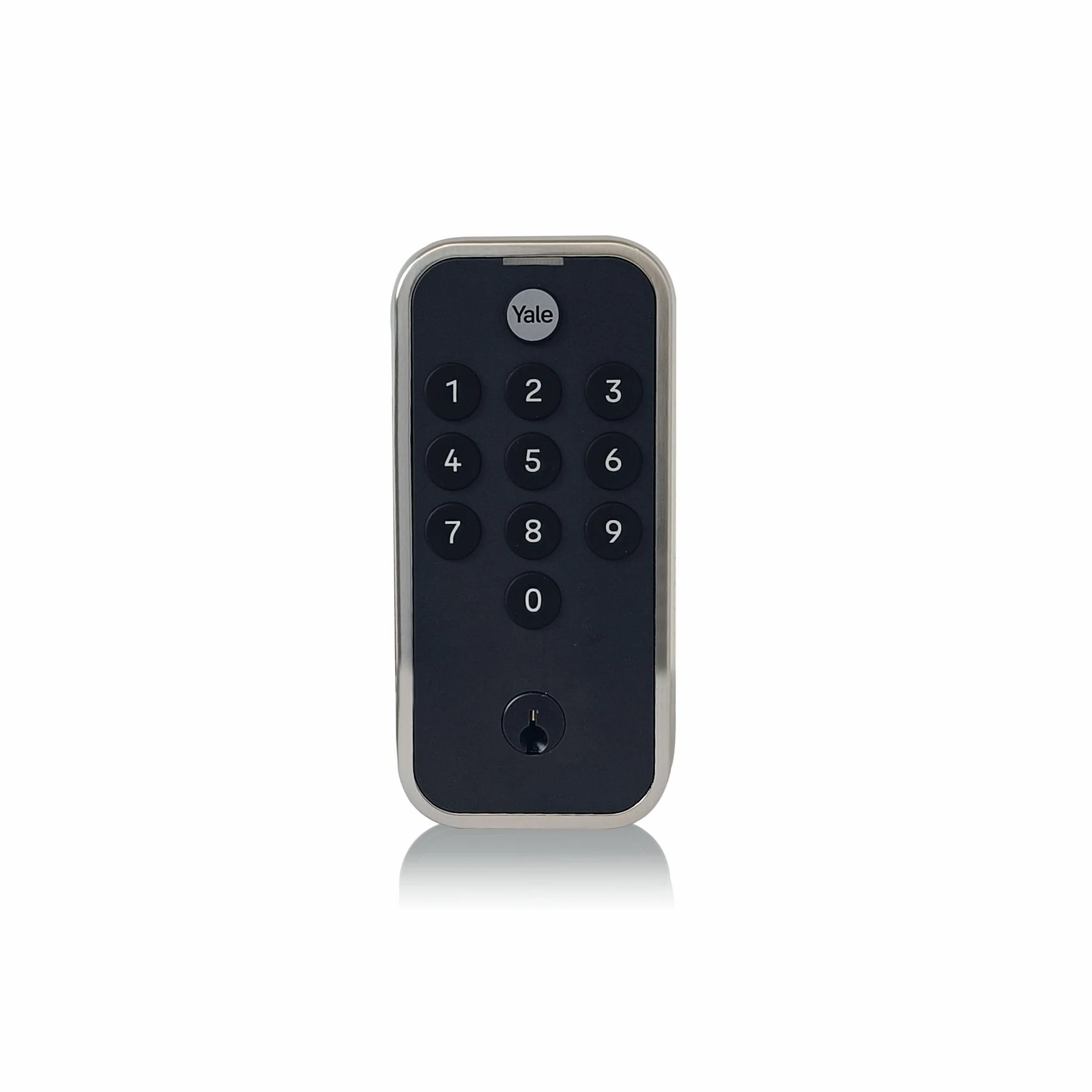 Yale TYE Digital Lock, Satin Nickel Finish, with PIN and Manual Key - Image 2