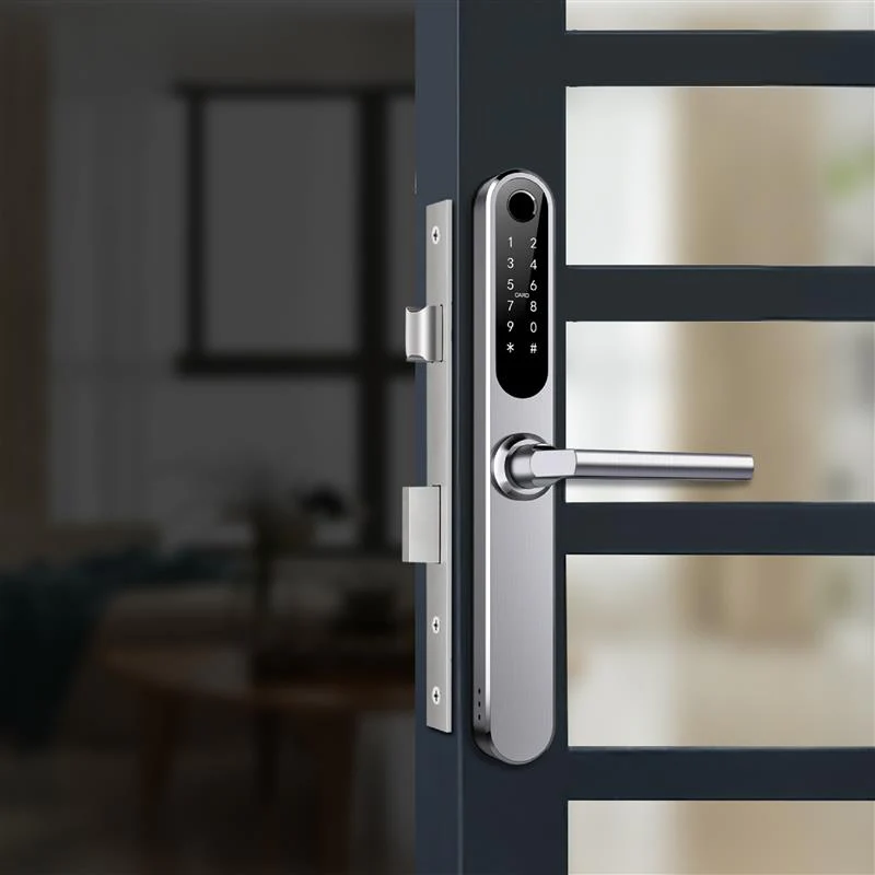 Yale YDAL-OD-SL Aluminium Profile Doors & Windows Digital Lock Suitable for Opening Door (Silver)