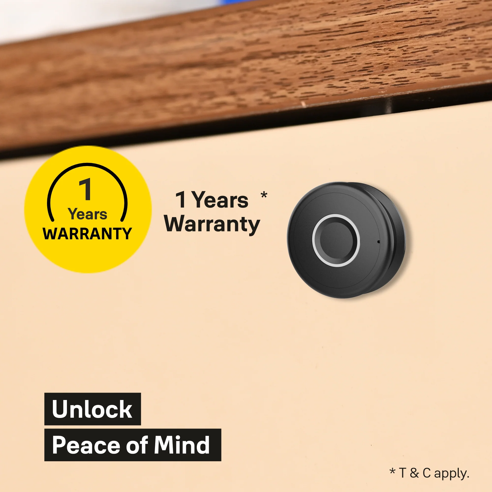 Yale YLDRPC Biometric Smart Premium Wardrobe Lock - Black - Image 9