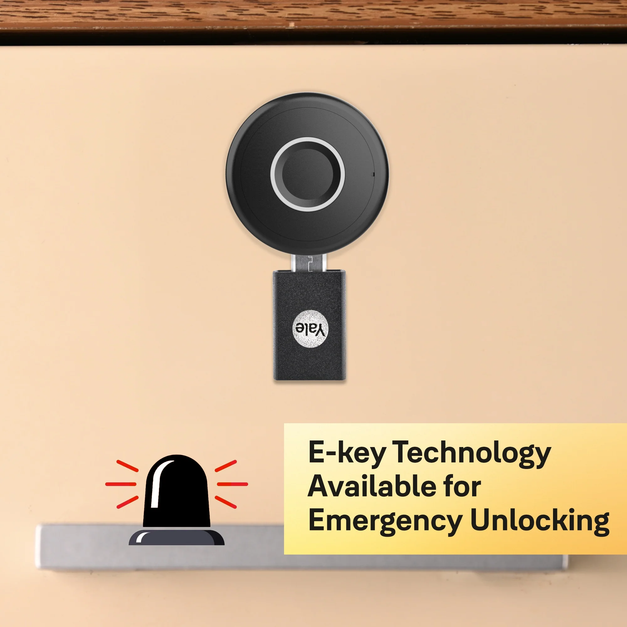 Yale YLDRPSL Biometric Smart Premium Sliding Wardrobe Lock With 1 Year Warranty (Black) - Image 6