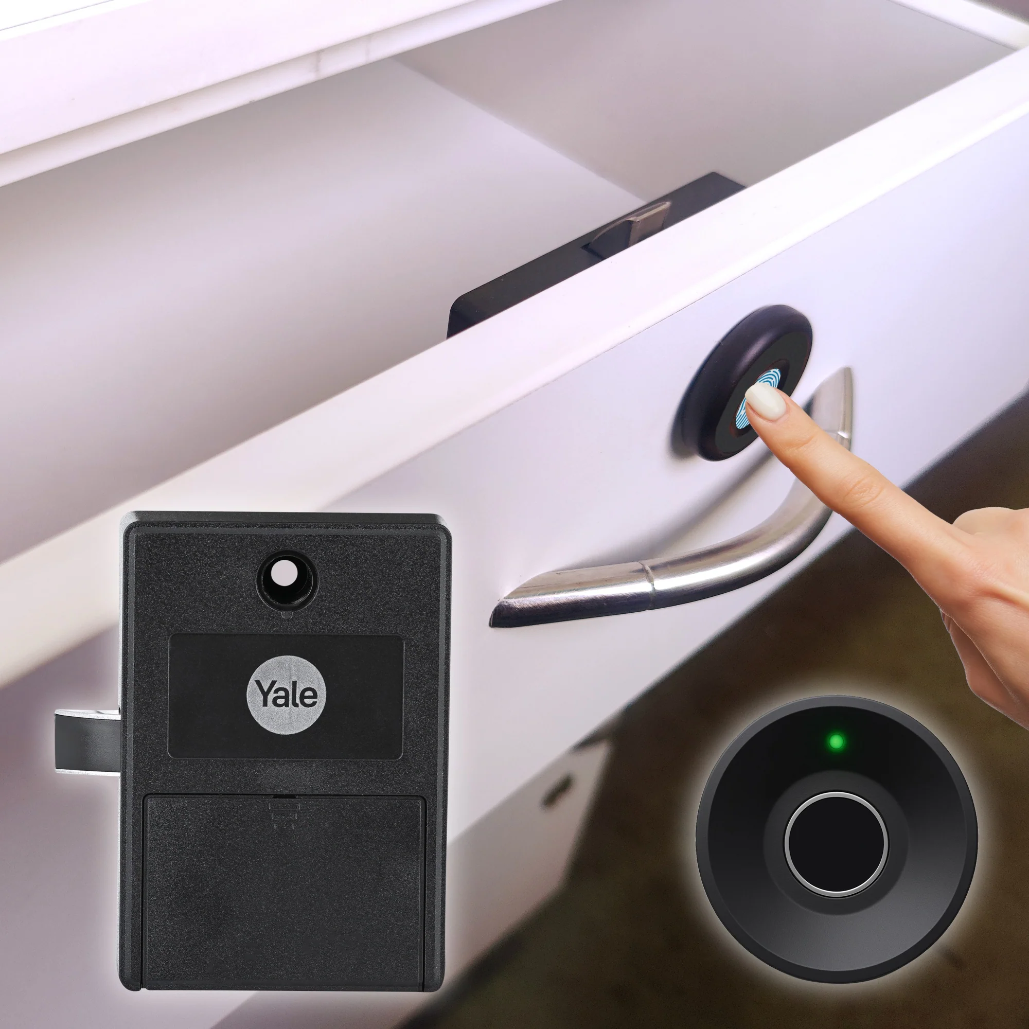 Special Bundle offer Yale Zuri Smart Lock (Antique Bronze) with YWLOL Digital Wardrobe Lock (Black) - Image 13