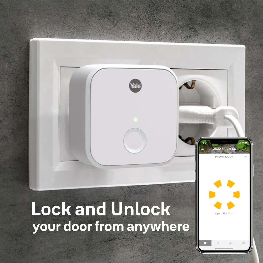 Yale Zuri Smart Lock (Antique Bronze) with 5 way unlocking (Fingerprint, PIN, RFID, Manual Key) and Built-in Bluetooth (To Access through Home App) Included Connect Wifi bridge - Image 11