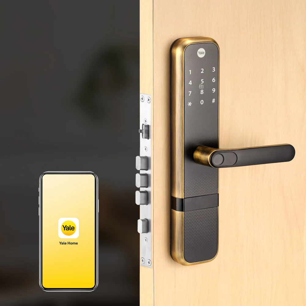 Special Bundle offer Yale Zuri Smart Lock (Antique Bronze) with YWLOL Digital Wardrobe Lock (Black) - Image 4