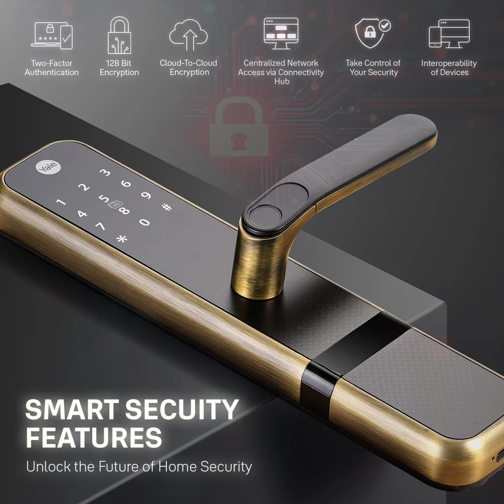 Special Bundle offer Yale Zuri Smart Lock (Antique Bronze) with YWLOL Digital Wardrobe Lock (Black) - Image 6