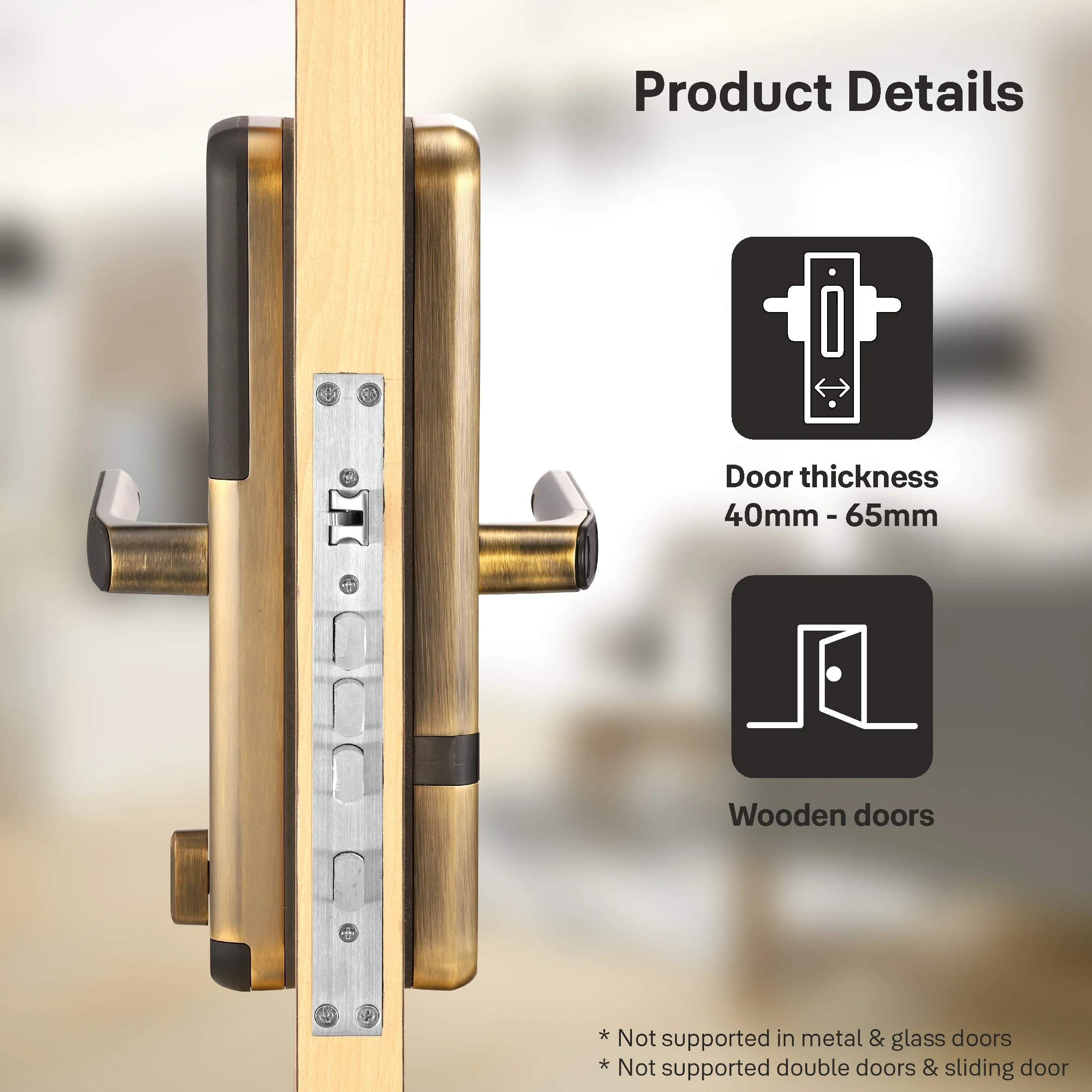 Special Bundle offer Yale Zuri Smart Lock (Antique Bronze) with YWLOL Digital Wardrobe Lock (Black) - Image 7