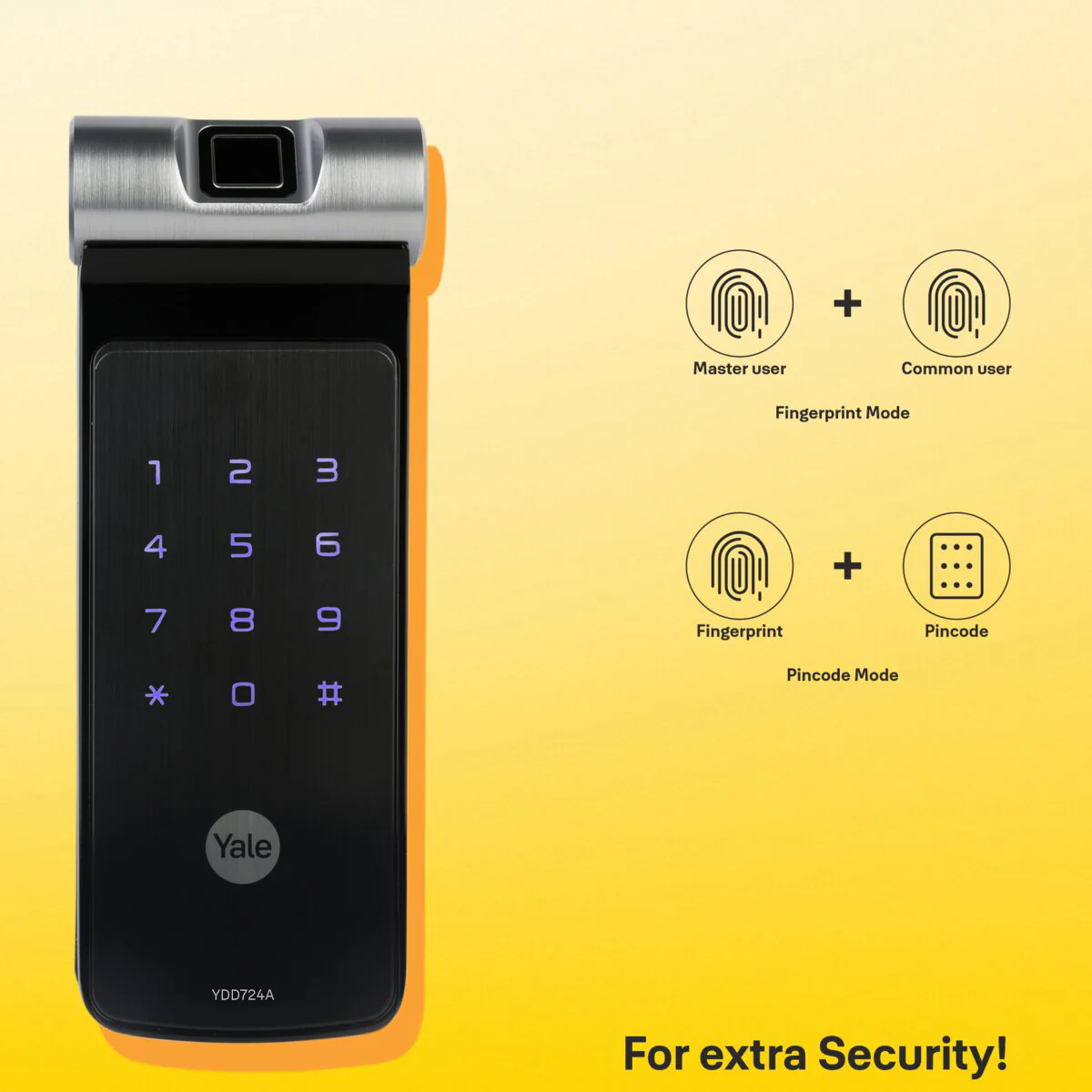 YDD 724A Series, Smart Lock, Deadbolt - Image 5