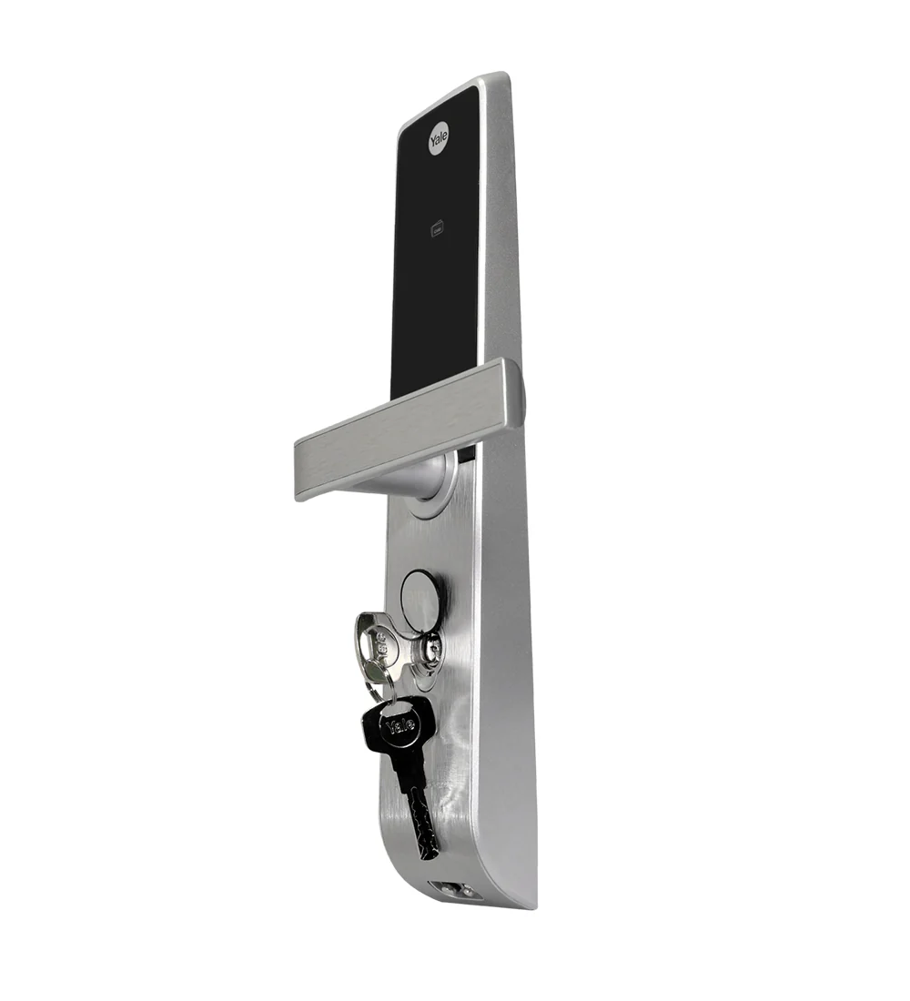 YDM 3115 AV Series- Smart Lock, Silver with PIN, RFID and Mechanical card - Image 11