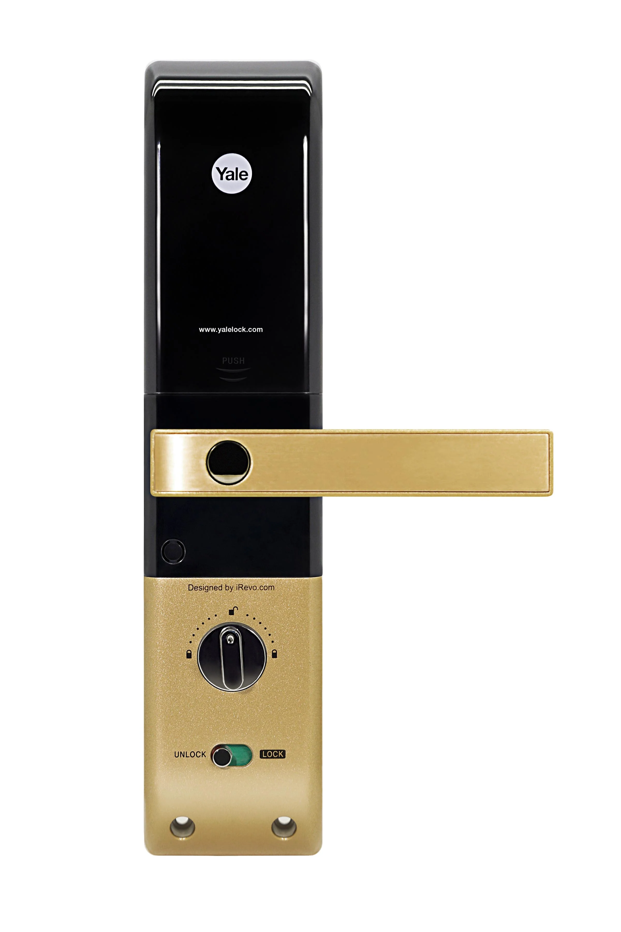 YDM 4109- A Series, Biometric Smart Lock, Gold - Image 11