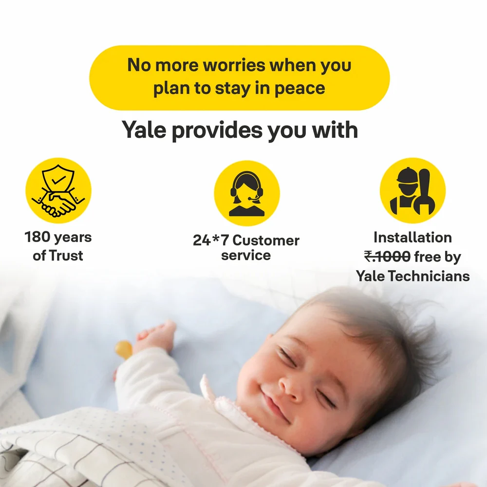 YDM 4109- A Series, Biometric Smart Lock, Gold - Image 13