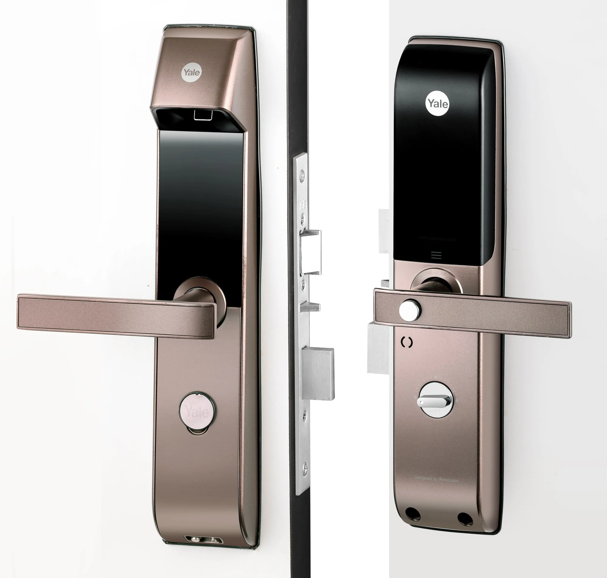 YDM 4115 -A Series, Biometric Smart Lock, Brown with Fingerprint, PIN, manual key and Yale Home App - Image 10