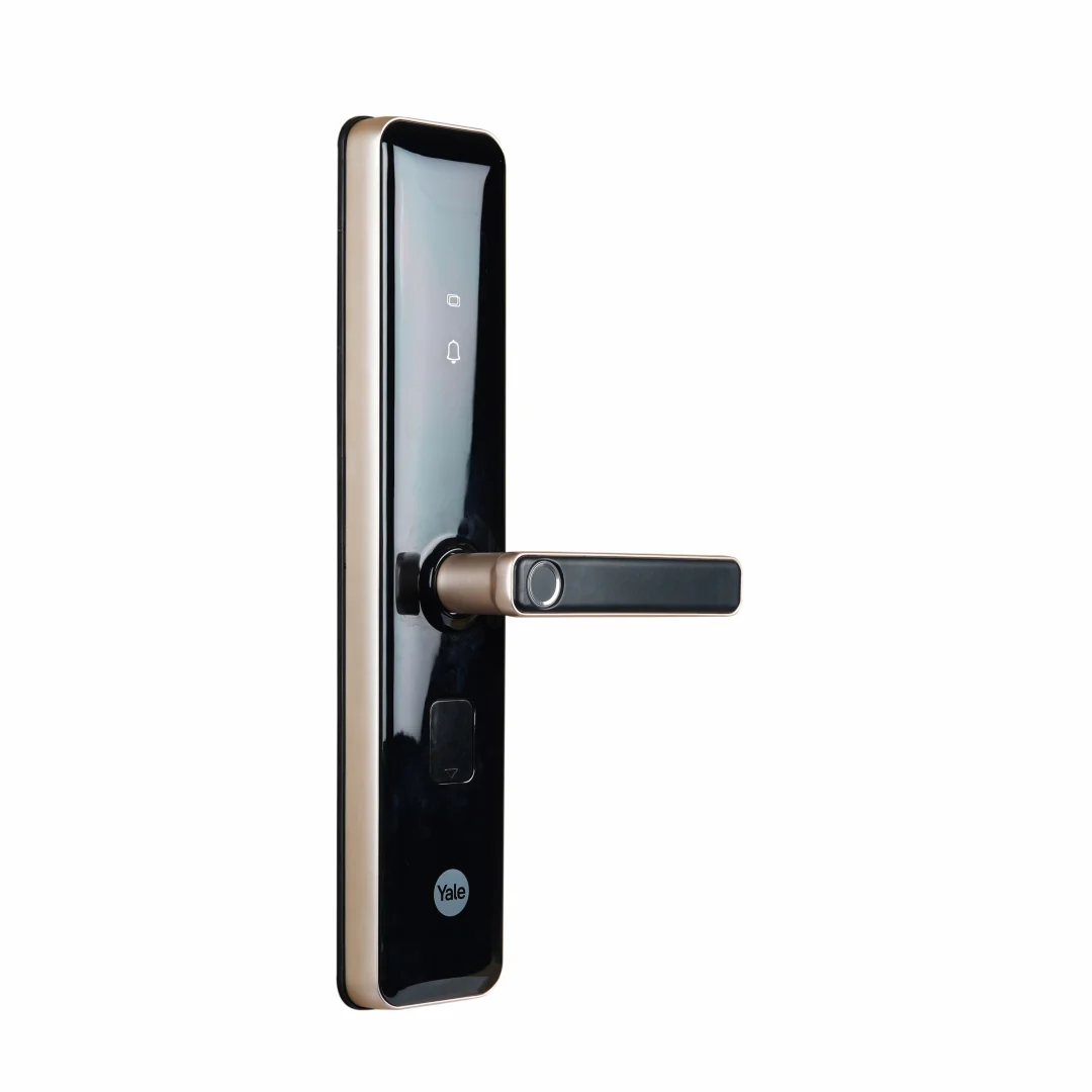 YDME 200 NxT Digital Door Lock with fingerprint, PIN, Manual Keys, RFID Card - Gold - Image 6