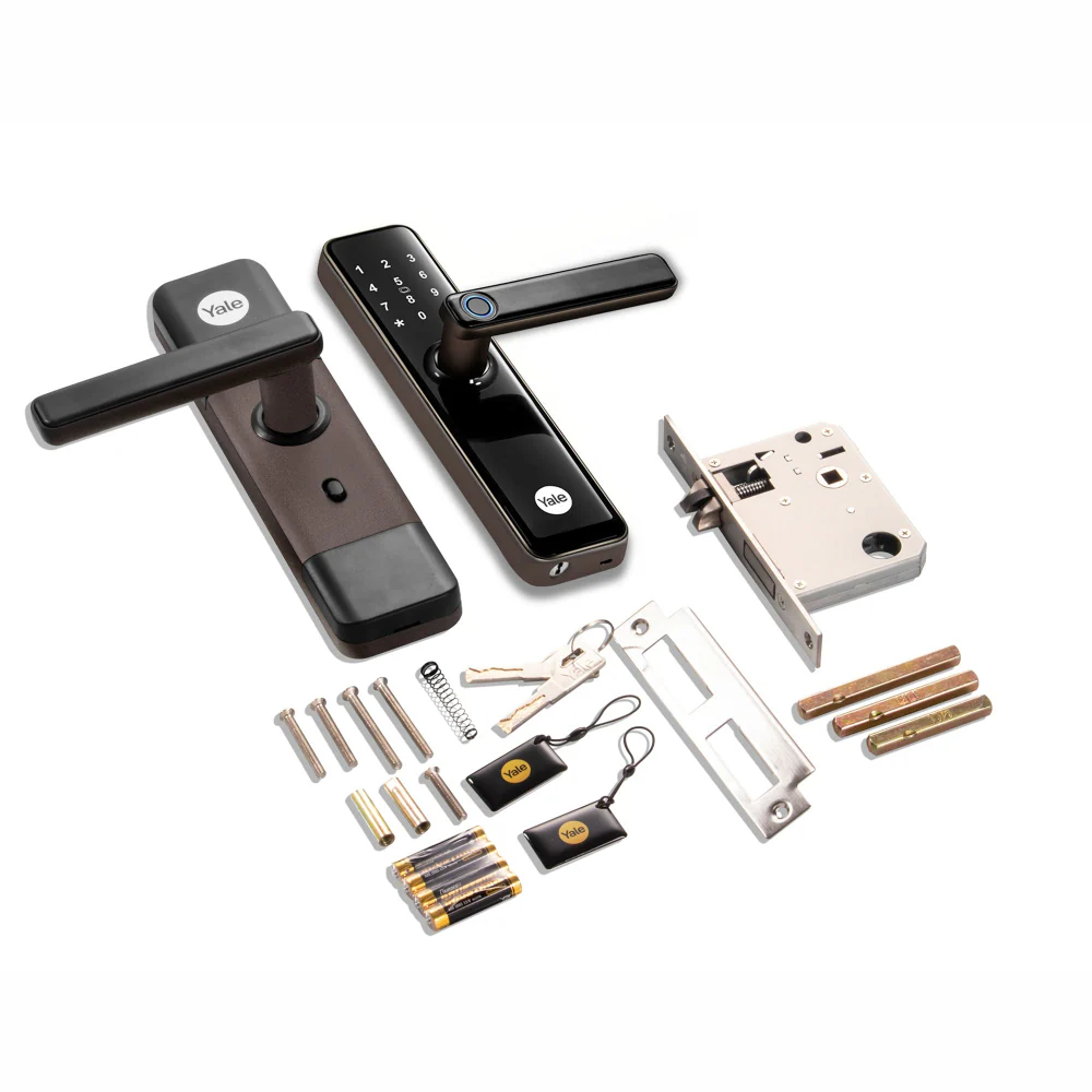 YDME50NxT (Brown) Smart Door Lock, Fingerprint, PIN, RFID, Manual Key Access (Brown color body) - Image 13