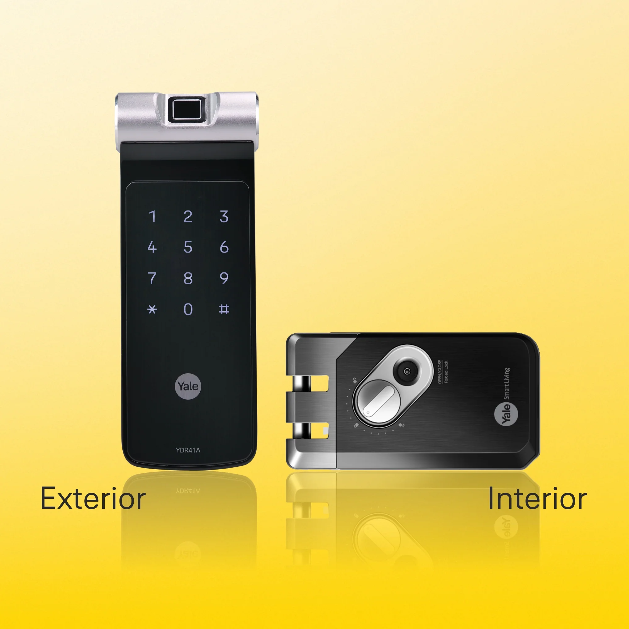 YDR 41A-  Biometric Smart Lock for Double Door/ Sliding Door - Image 3