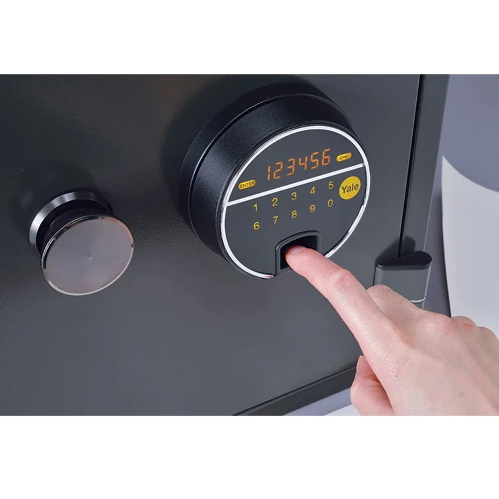 YFF/520/FG2 Biometric Safe Locker, 60 Min Fire Resistance, Black, 37 Litre - Image 3