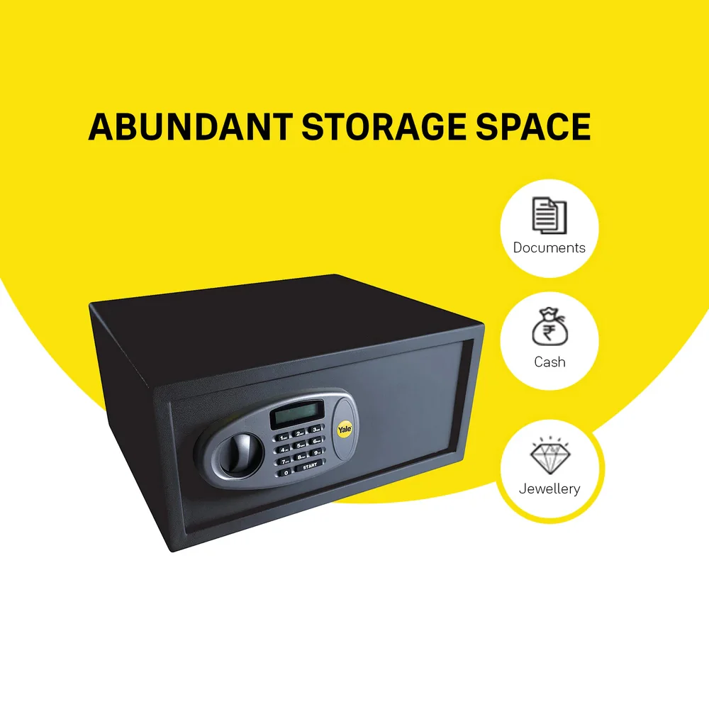 YLS/200/DB2 Security Laptop Safe Locker, Digital - Pin Access, Black - Image 3