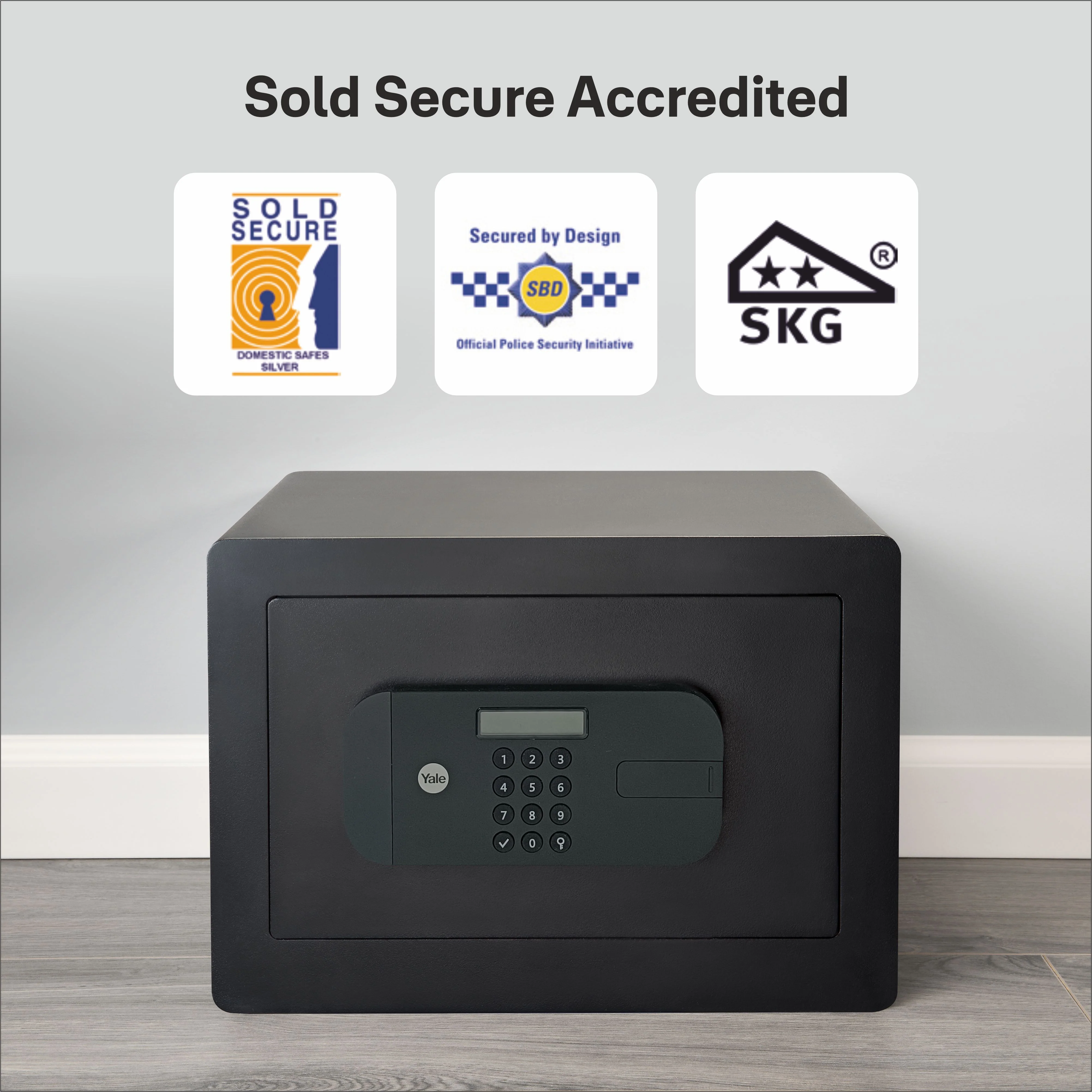 YSFB/200/EB1 High Security Digital Safe Locker with Fingerprint and Pin Access - Black - Image 4