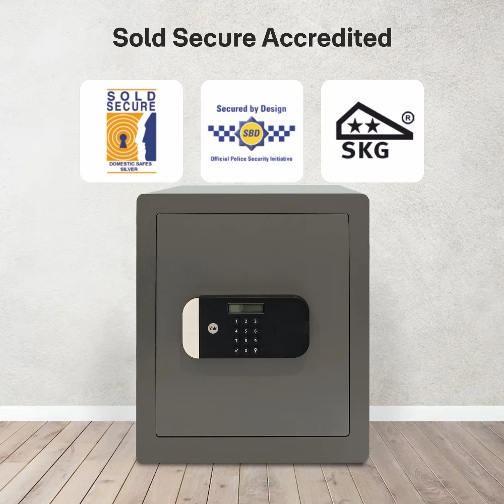 YSFM/400/EG1 Maximum Security Large Digital Locker with Fingerprint and Pin Access - Grey - Image 7