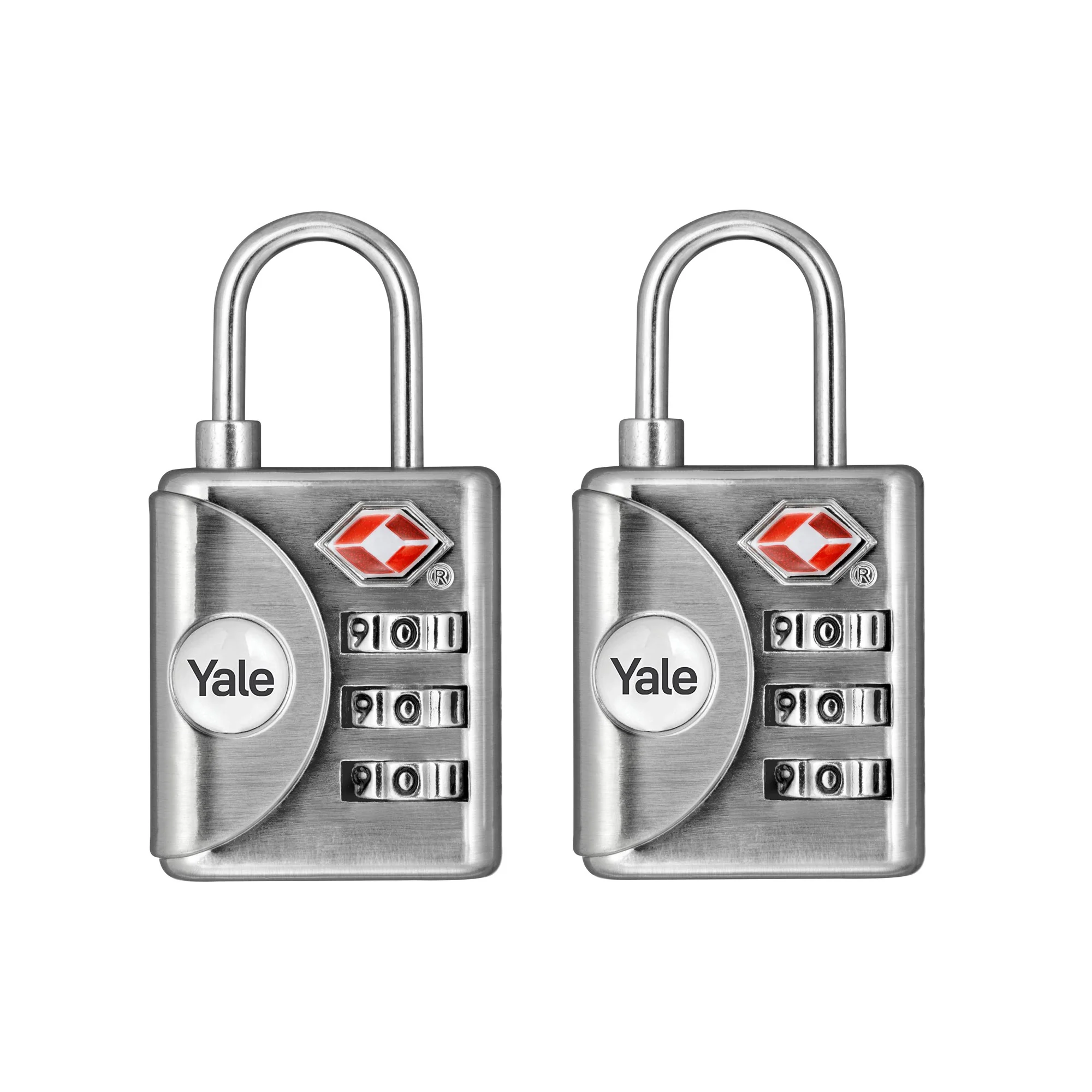 YTP1/32/119/1 Travel Sentry Approved (TSA) Travel Padlock with inspection Indicator (Pack 2)