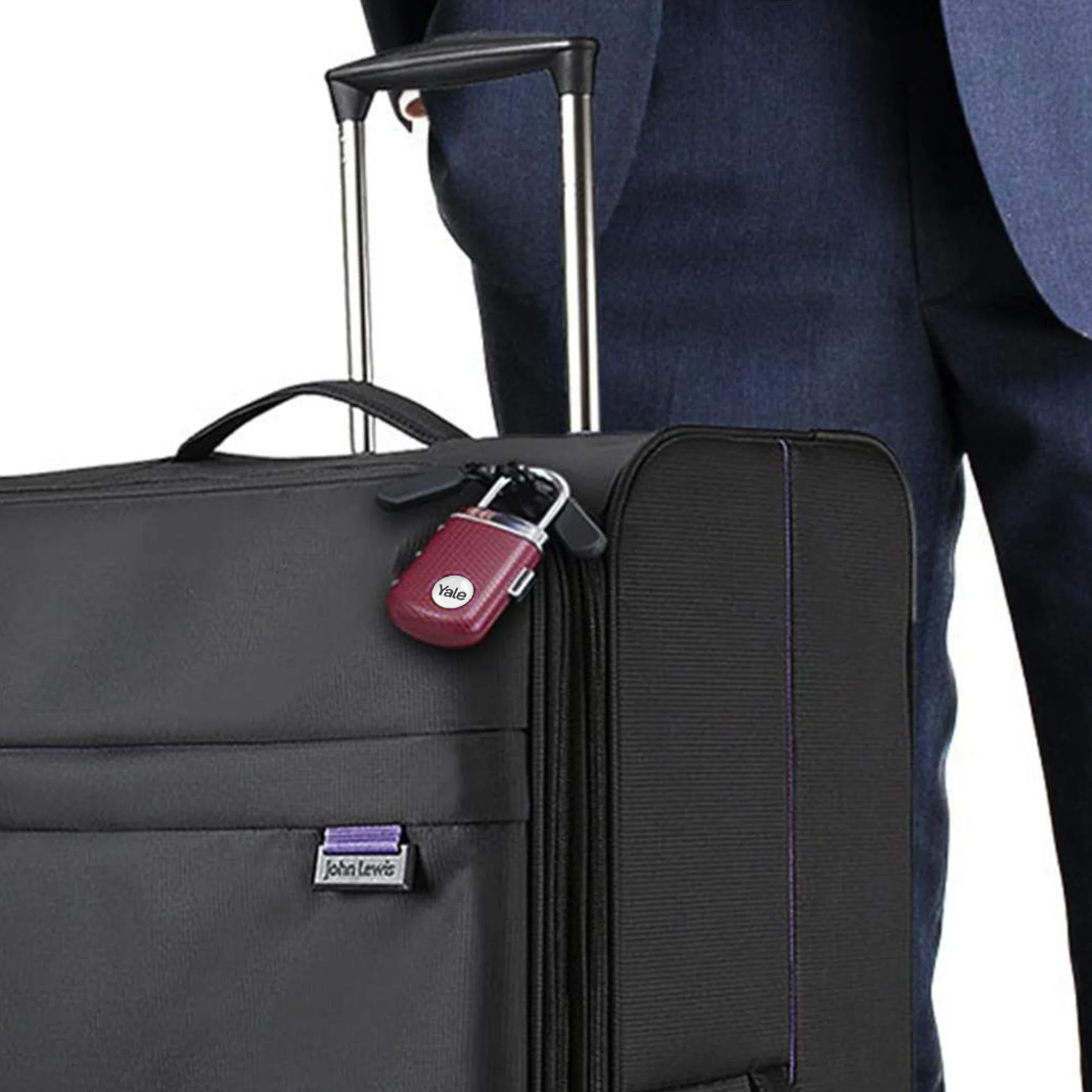 YTP3/31/123/1 Travel Series, Gem Combination Lock, Burgandy (Pack of 2) - Image 6